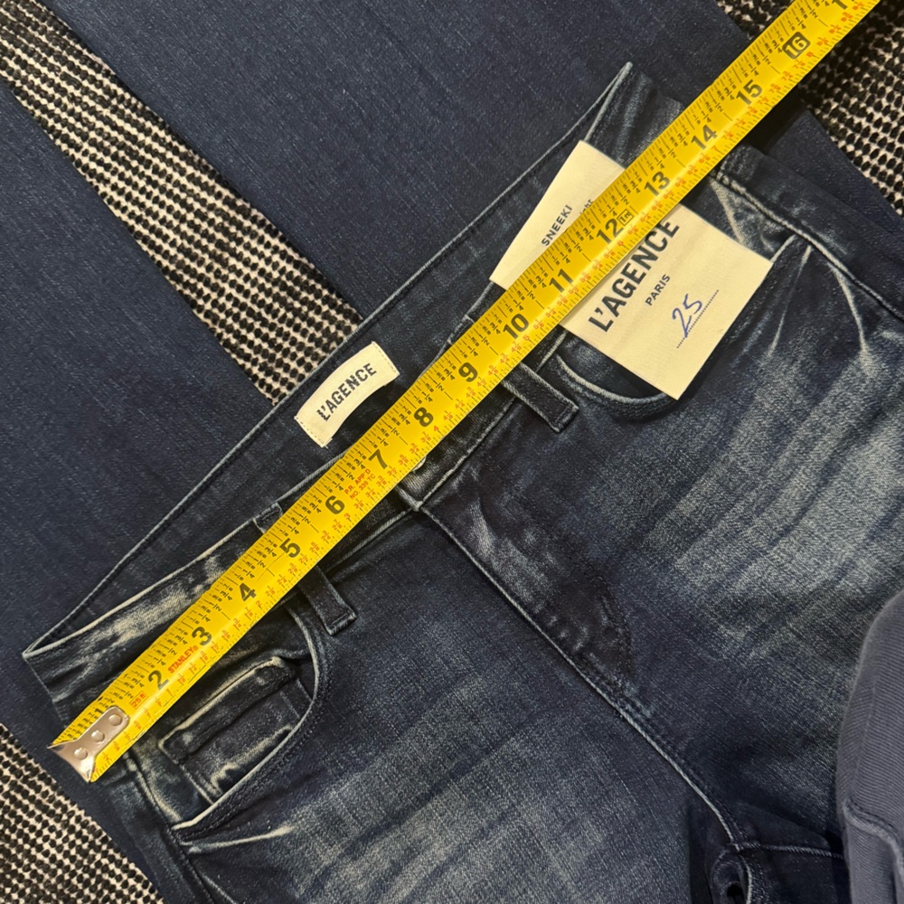 L’Agence Sneeki Low Rise Straight Jeans in Westmont. - Picture 7 of 12